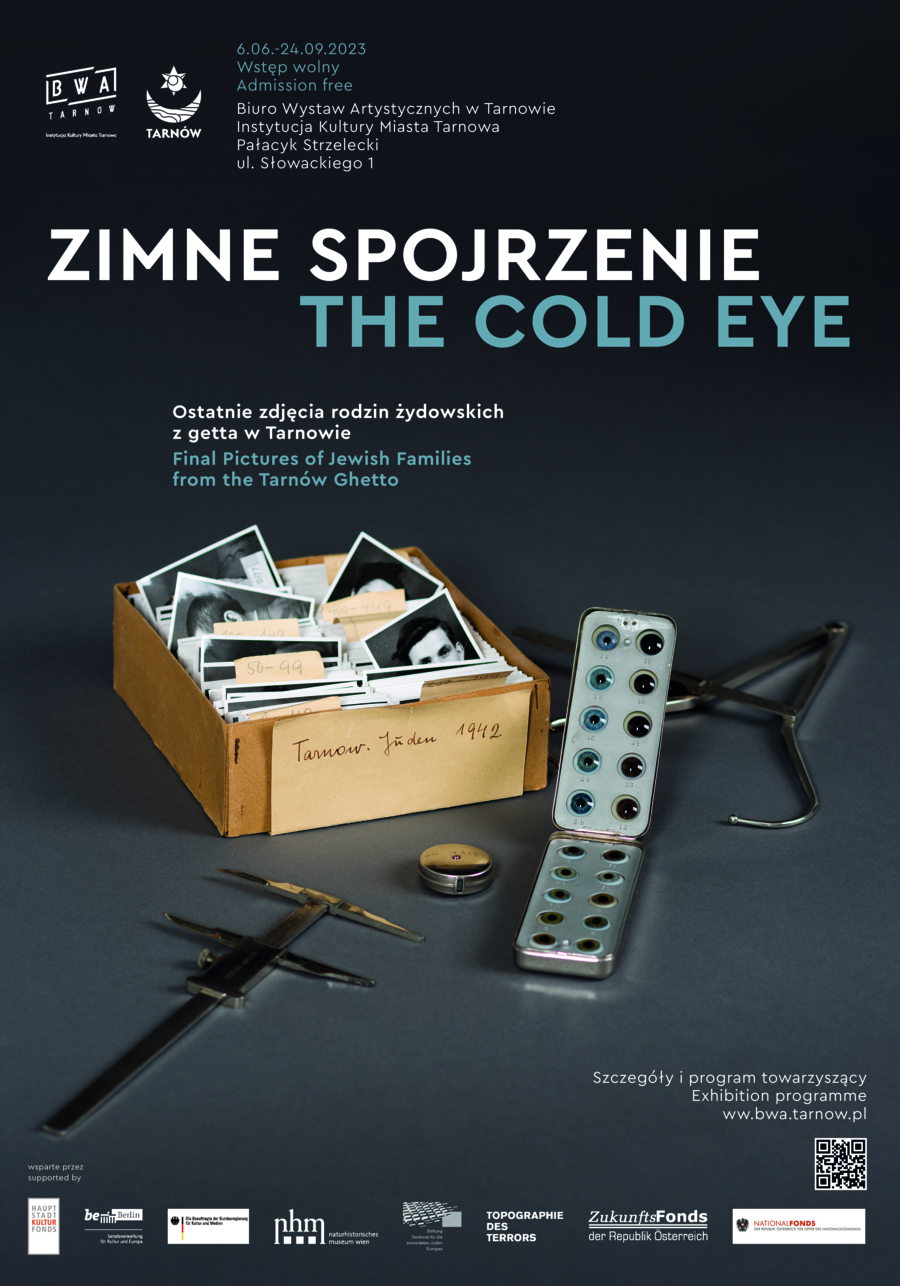 Plakat wystawy "Zimne spojrzenie"